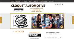 Desktop Screenshot of cloquetautomotive.com